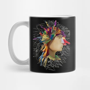 Artwork - Picasso Style Modern Abstract Digital Custom Gift Mug